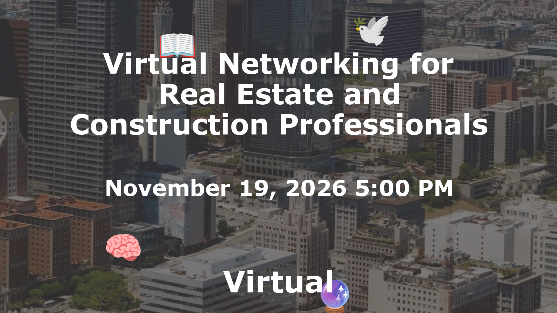 Virtual Networking for Real Estate and Construction Professionals event image